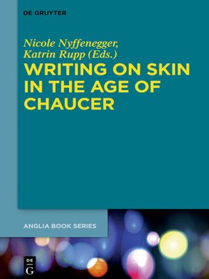 cover image of Writing on Skin in the Age of Chaucer